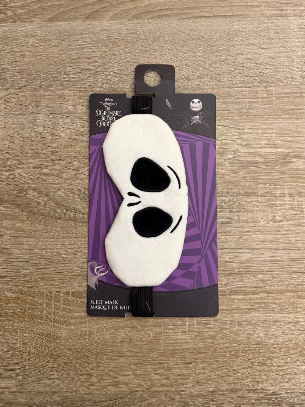 Disney Jack Skellington Sleep Mask Nightmare Before Christmas NWT